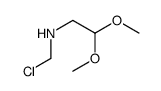 N-(chloromethyl)-2,2-dimethoxyethanamine Structure