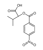 (2S)-3-methyl-2-(4-nitrobenzoyl)oxybutanoic acid结构式