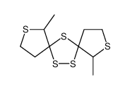 4,11-dimethyl-3,6,10,12,13-pentathiadispiro[4.1.47.25]tridecane结构式