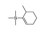 trimethyl-(6-methylcyclohexen-1-yl)silane Structure