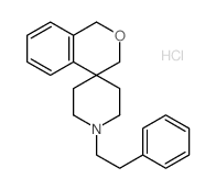 1'-(2-phenylethyl)spiro[1,3-dihydroisochromene-4,4'-piperidine],hydrochloride结构式