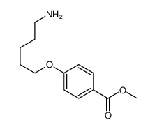 methyl 4-(5-aminopentoxy)benzoate Structure