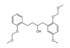 1-(5-methoxy-2-(methoxymethoxy)phenyl)-4-(2-(methoxymethoxy)phenyl)butan-2-ol结构式