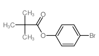 (4-bromophenyl) 2,2-dimethylpropanoate结构式