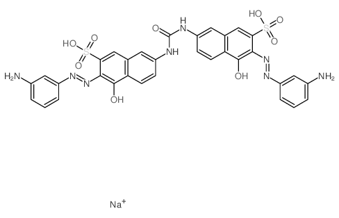 2-Naphthalenesulfonicacid, 7,7'-(carbonyldiimino)bis[3-[2-(3-aminophenyl)diazenyl]-4-hydroxy-,sodium salt (1:2) picture