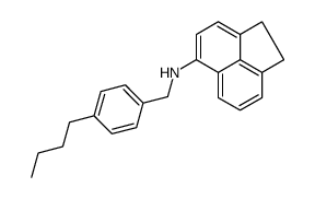 N-[(4-butylphenyl)methyl]-1,2-dihydroacenaphthylen-5-amine Structure