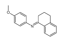 N-(4-methoxyphenyl)-3,4-dihydro-2H-naphthalen-1-imine Structure
