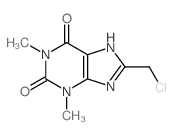 1H-Purine-2,6-dione,8-(chloromethyl)-3,9-dihydro-1,3-dimethyl- Structure