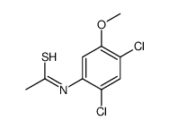 N-(2,4-dichloro-5-methoxyphenyl)ethanethioamide结构式