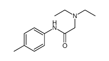 2-(diethylamino)-N-(4-methylphenyl)acetamide结构式