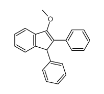 3-Methoxy-1,2-diphenyl-1H-indene Structure