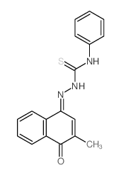 1-[(3-methyl-4-oxo-naphthalen-1-ylidene)amino]-3-phenyl-thiourea picture