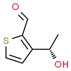 2-Thiophenecarboxaldehyde, 3-[(1S)-1-hydroxyethyl]- (9CI) picture