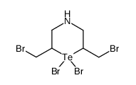 1,1-dibromo-2,6-bis-bromomethyl-1λ4-telluromorpholine Structure