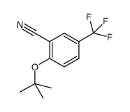 2-tert-butoxy-5-trifluoromethyl-benzonitrile Structure