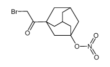 α-Bromomethyl 3-nitroxy-1-adamantyl ketonme结构式