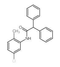 Benzeneacetamide, N-(5-chloro-2-methylphenyl)-a-phenyl- Structure
