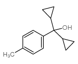 dicyclopropyl-(4-methylphenyl)methanol Structure