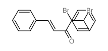 4,5-dibromo-1,5-diphenyl-pent-1-en-3-one Structure