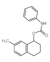 (7-methyltetralin-1-yl) N-phenylcarbamate Structure