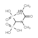 [[methyl[(methylamino)carbonyl]amino]methylene]bisphosphonic acid结构式