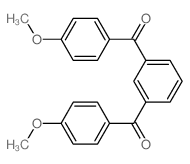 [3-(4-methoxybenzoyl)phenyl]-(4-methoxyphenyl)methanone Structure