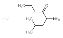 4-Octanone,5-amino-7-methyl-, hydrochloride (1:1) Structure