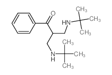 1-phenyl-3-(tert-butylamino)-2-[(tert-butylamino)methyl]propan-1-one Structure