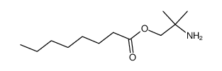 2-amino-2-methylpropyl octanoate Structure