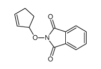 2-cyclopent-2-en-1-yloxyisoindole-1,3-dione Structure