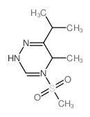 Methanesulfonamide,N-[[2-[2-methyl-1-(1-methylethyl)propylidene]hydrazinylidene]methyl]-结构式