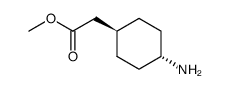 methyl 2-((1r,4r)-4-aminocyclohexyl)acetate结构式