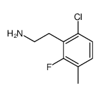 2-(6-chloro-2-fluoro-3-methylphenyl)ethanamine结构式