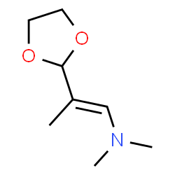 1-Propen-1-amine,2-(1,3-dioxolan-2-yl)-N,N-dimethyl-(9CI) structure