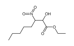 ethyl 2-hydroxy-3-nitrooctanoate Structure