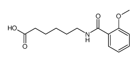 6-(2-methoxybenzamido)hexanoic acid结构式