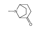 8-methyl-8-azabicyclo[3.2.1]octan-2-one Structure