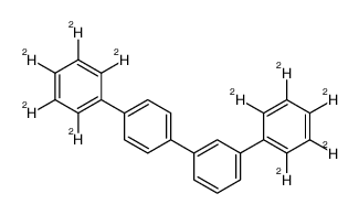 3,4'-di(phenyl-d5)biphenyl结构式