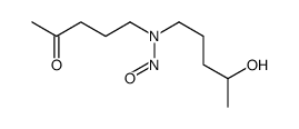 N-(4-hydroxypentyl)-N-(4-oxopentyl)nitrous amide Structure