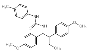 1-[1,2-bis(4-methoxyphenyl)butyl]-3-(4-methylphenyl)thiourea picture