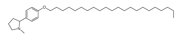 2-(4-docosoxyphenyl)-1-methylpyrrolidine结构式