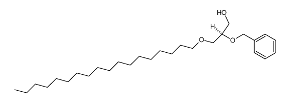 2-O-Benzyl-3-O-octadecyl-sn-glycerin结构式