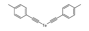 di[2-(p-tolyl)ethynyl]telluride Structure
