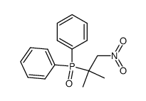 diphenyl-α-nitromethylisopropylphosphine oxide Structure