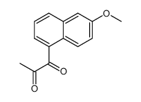 1-(6-methoxynaphthalen-1-yl)propane-1,2-dione结构式