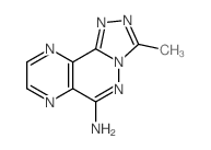 3-Methylpyrazino(2,3-d)(1,2,4)triazolo(4,3-b)pyridazin-6(5H)-imine Structure