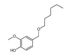 4-(hexoxymethyl)-2-methoxyphenol Structure