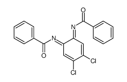 N-(6-benzoylimino-3,4-dichlorocyclohexa-2,4-dien-1-ylidene)benzamide结构式