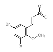 Benzene, 1,5-dibromo-2-methoxy-3-(2-nitroethenyl)-, (E)- picture