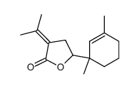 5-(1,3-Dimethyl-cyclohex-2-enyl)-3-isopropylidene-dihydro-furan-2-one Structure